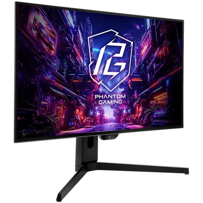 Asrock Gaming Monitor, 27" QHD(2560x1440) OLED, 240 Hz, 129% sRGB, 1 500 000:1, 16:9, 178/178, 0.03 ms, 275 nits, AMD FreeSync™,