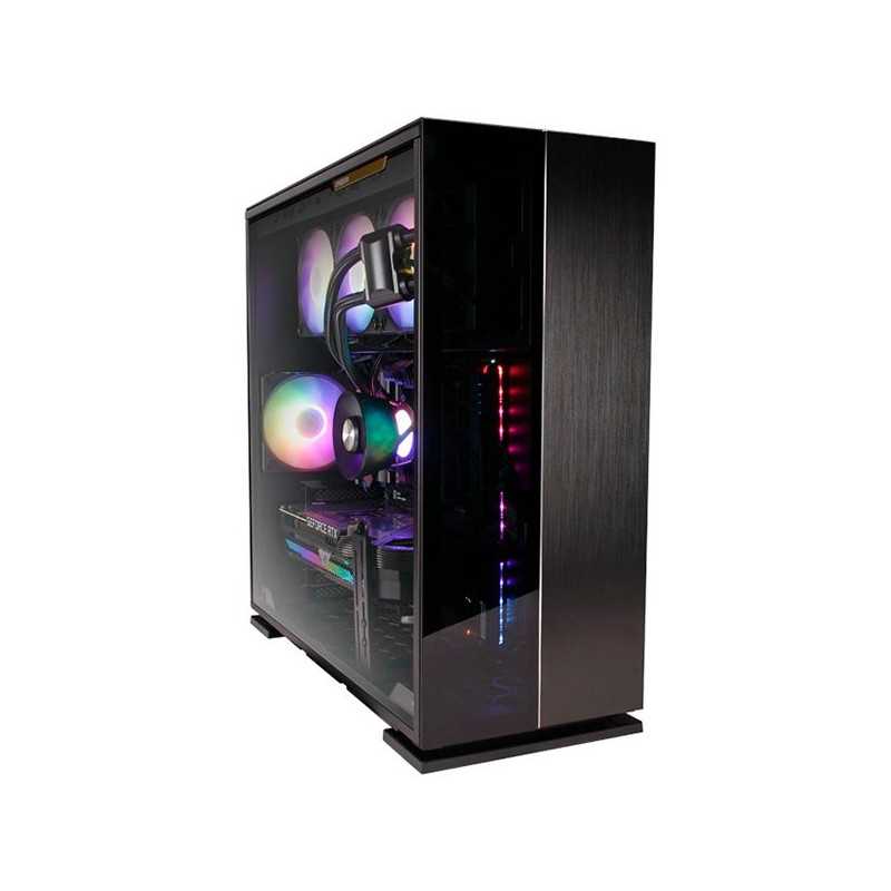 Chassis In Win 315 Mid Tower, Tempered Glass, Aluminum Frame, Quick-Release Side Panel, InWin Luna AL120 ARGB PWM fan, GPU Anti-