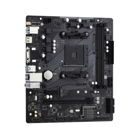 Дънна платка ASRock A520M-H, Socket AM4, mATX, 2xDDR4, M.2 NVMe - 4