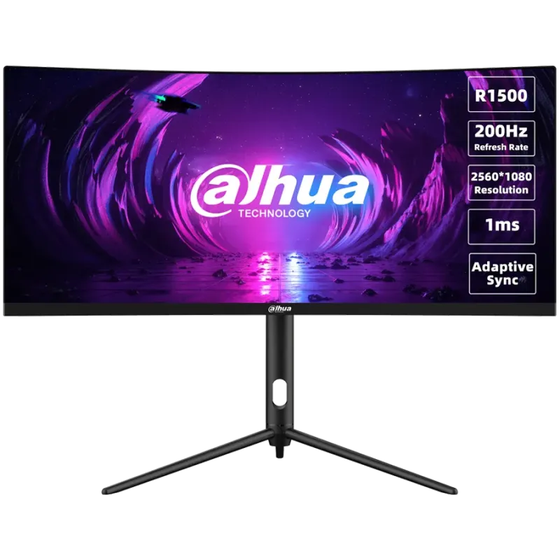 Dahua LM30-E330CA Curved Gaming Monitor, 30" WFHD (2560x1080), VA, 200Hz, 250 nits, 120% sRGB, 21:9, 3000:1, 178°/178°, 1ms, VES