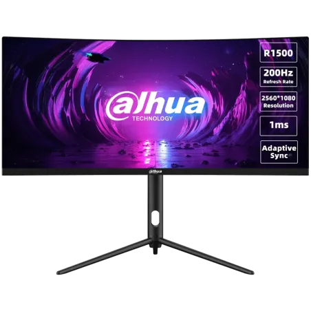 Dahua LM30-E330CA Curved Gaming Monitor, 30" WFHD (2560x1080), VA, 200Hz, 250 nits, 120% sRGB, 21:9, 3000:1, 178°/178°, 1ms, VES