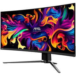 MSI MAG 341CQP QD-OLED Curved Gaming Monitor, 34" 175Hz, UWQHD (3440x1440) 21:9, QD-OLED, 1800R, 0.03ms, 250nits, 1500000:1, 178