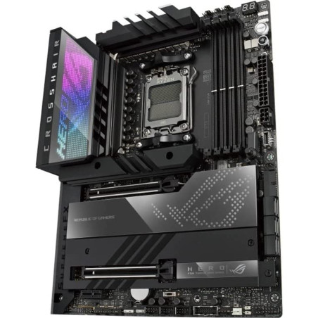 ASUS ROG CROSSHAIR X670E HERO AM5 ATX MB 4xDIMM DDR5 5xM.2 6xSATA - 4