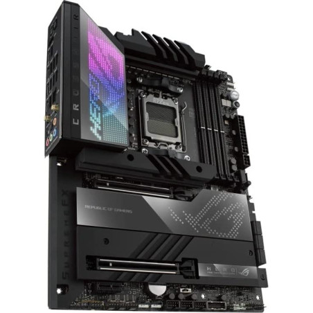 ASUS ROG CROSSHAIR X670E HERO AM5 ATX MB 4xDIMM DDR5 5xM.2 6xSATA - 8