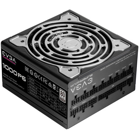 EVGA SuperNOVA 1000 P6, 80 Plus PLATINUM 1000W, Fully Modular, Eco Mode with FDB Fan, Includes Power ON Self Tester, Compact 140