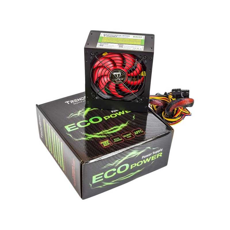TS Eco Power Supply TrendSonic AC 115/230V, 50/60Hz, DC 3.3/5/12V, 700W, 20+4 pin, 4 x SATA, 2XPCIE6P, Cable Length: 450mm, powe
