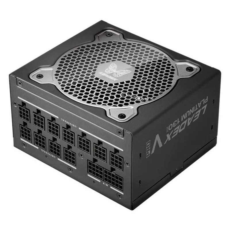 Super Flower Leadex V Platinum Pro 850W 80 Plus Platinum, Fully Modular, Compact 130mm Size, 120mm F.D.B PWM Fan, 5 year warrant