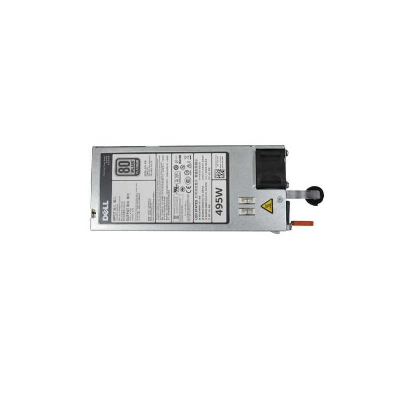 DELL Power supply – 495W hot-plug / redundant - plug-in module for PowerEdge serversR530/R630/R730/T330/T630/T430 - 1