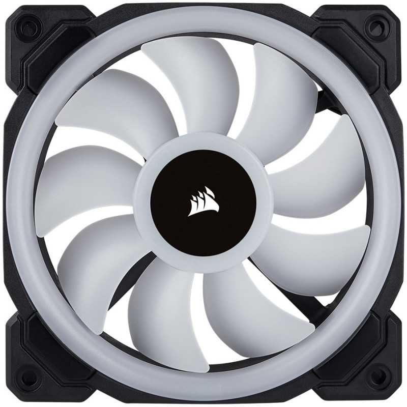 Corsair LL Series, LL120 RGB, 120mm Dual Light Loop RGB LED PWM Fan, Single Pack - 1