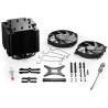 be quiet! DARK ROCK PRO 4, 1x Silent Wings 3 120mm PWM / 1x Silent Wings 135mm PWM, TDP: 250W, Intel: 1700/ 1200/ 2066/ 1150/ 11