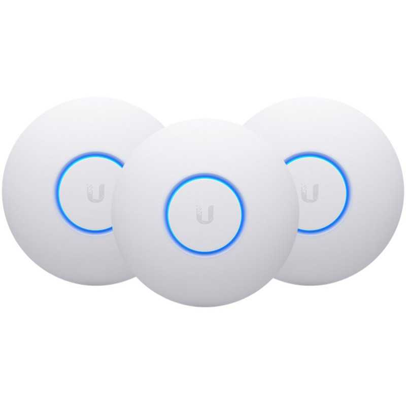 Ubiquiti 4x4 MU-MIMO 802.11ac Wave 2 Access Point – 3 pack (no POE) - 1