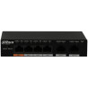 4-Port PoE Switch 10/100 Mbps (Unmanaged), 2 Uplink port, Port1≤60W, Port2-4≤30W, Total≤60W, transmission distance of power and 