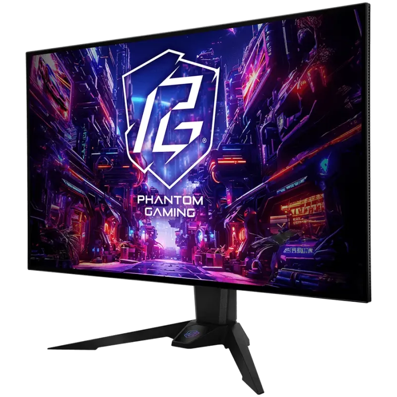Asrock Gaming Monitor, 31.5" 4K (3840x 2160) OLED, AG, 240/480 Hz, 132% sRGB, 16:9, 1 500 000:1, 178/178, 0.03 ms, High, Swivel 