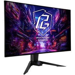 Asrock Gaming Monitor, 31.5" 4K (3840x 2160) OLED, AG, 240/480 Hz, 132% sRGB, 16:9, 1 500 000:1, 178/178, 0.03 ms, High, Swivel 
