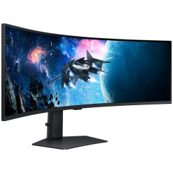 Monitor LED Samsung LS49CG950EUXEN Odyssey G95C, 49" DQHD Curved 1000R 32:9 (5120x1440) VA 240Hz, 450 cd/㎡, 2500:1, HDR1000, 1ms