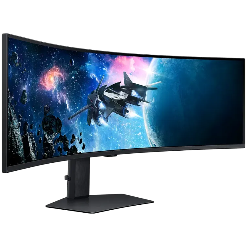 Monitor LED Samsung LS49CG950EUXEN Odyssey G95C, 49" DQHD Curved 1000R 32:9 (5120x1440) VA 240Hz, 450 cd/㎡, 2500:1, HDR1000, 1ms