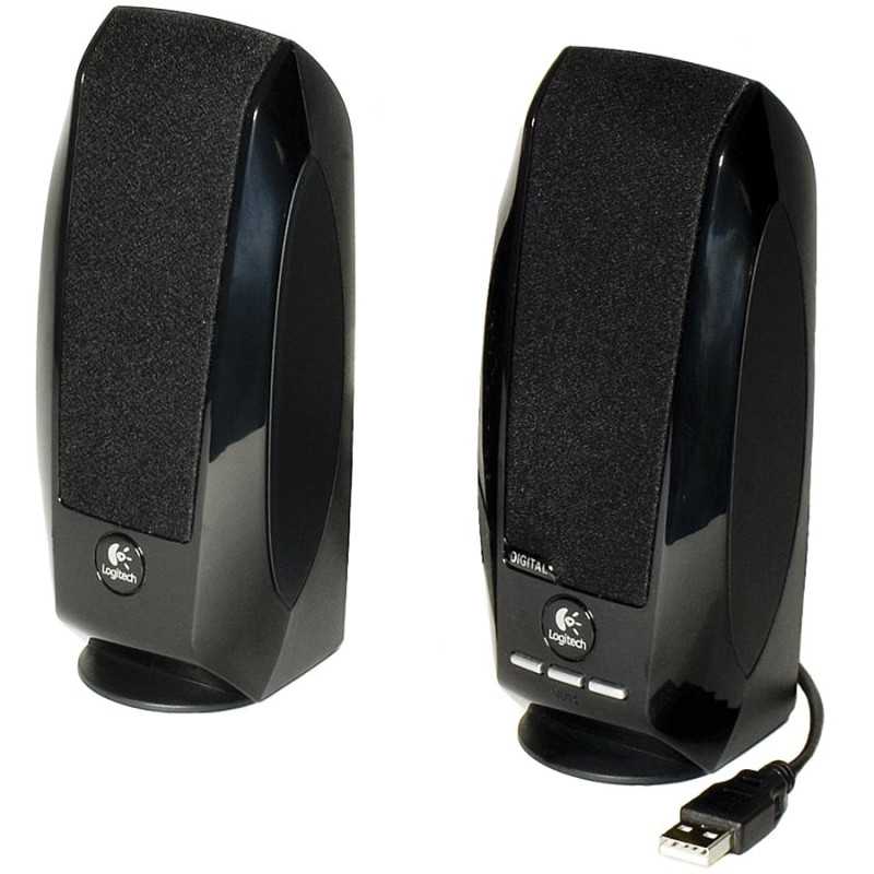 LOGITECH S150 Stereo Speakers - BLACK - 3.5 MM - B2B - 1