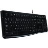 LOGITECH K120 Corded Keyboard - BLACK - USB - US INT'L - B2B - 1