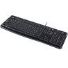 LOGITECH K120 Corded Keyboard - BLACK - USB - US INT'L - B2B - 4