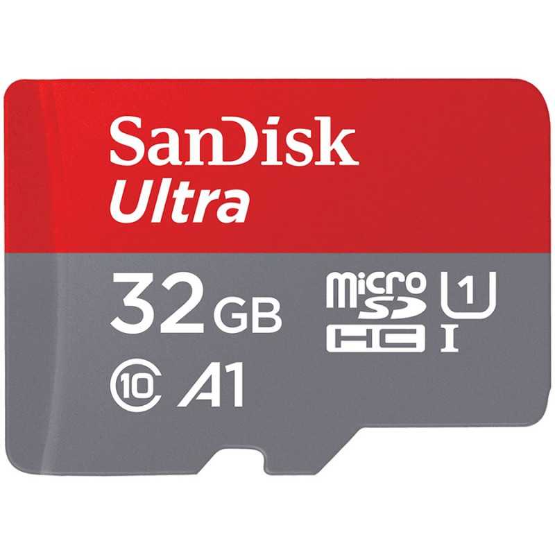 SanDisk_Ultra microSDHC_32GB + SD Adapter_120MB/s  A1 Class 10 UHS-I - 1