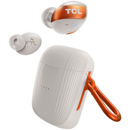 TCL In-Ear True Wireless Bluetooth Headset, Frequency of response 10-22K, Sensitivity 100 dB, Driver Size 6mm, Impedence 14 Ohm,