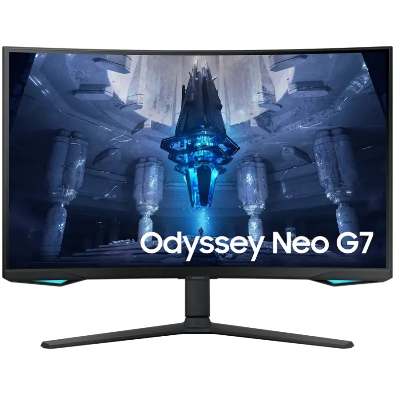 Monitor LED Samsung LS32BG750NPXEN Odyssey G75NB, 32" UHD Curved 1000R 16:9 (3840x2160) VA 165Hz, 350 cd/㎡, 1m:1, Q HDR 2000, 1m