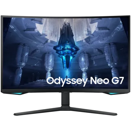Monitor LED Samsung LS32BG750NPXEN Odyssey G75NB, 32" UHD Curved 1000R 16:9 (3840x2160) VA 165Hz, 350 cd/㎡, 1m:1, Q HDR 2000, 1m