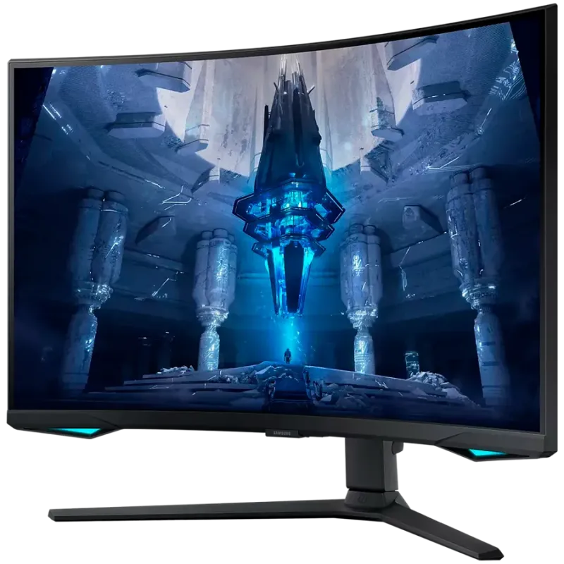 Monitor LED Samsung LS32BG750NPXEN Odyssey G75NB, 32" UHD Curved 1000R 16:9 (3840x2160) VA 165Hz, 350 cd/㎡, 1m:1, Q HDR 2000, 1m