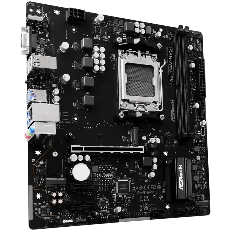 ASROCK A620AM-HVS mATX AM5 DDR5 - 1