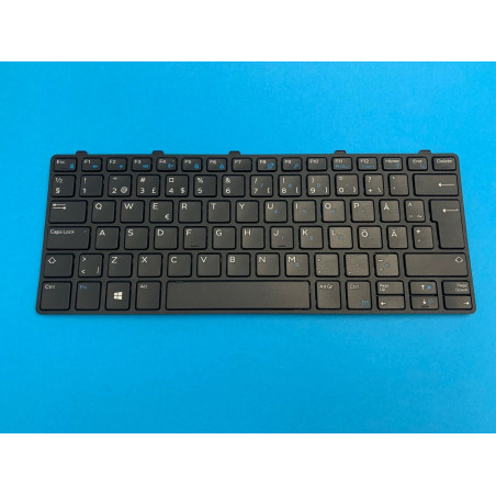 Keyboard Dell Latitude 3180, 3189, 3190, 3380 Swedish Finnish SWE/FIN Grade A P/N:0KVXY0 Layout SWE/FIN Original Keyboard - 2