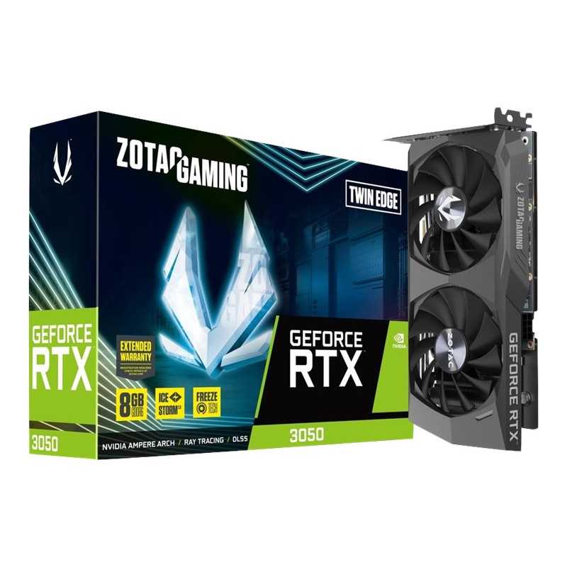 ZOTAC GAMING GeForce RTX 3050 Twin Edge 8GB GDDR6 3xDP 1xHDMI - 6 ZOTAC GAMING GeForce RTX 3050 Twin Edge 8GB GDDR6 3xDP 1xHDMI - 6