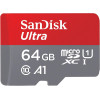 SanDisk Ultra microSDXC 64GB + SD Adapter 140MB/s A1 Class 10 UHS-I EAN:619659200541 - 2