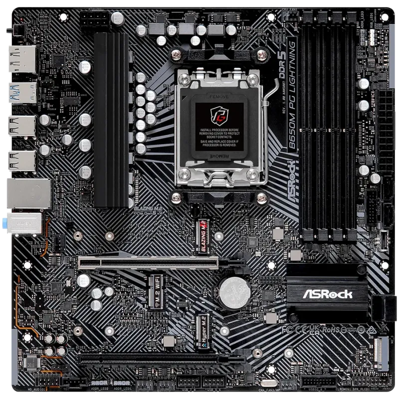 ASROCK B650M PG Lightning mATX AM5 DDR5 - 1