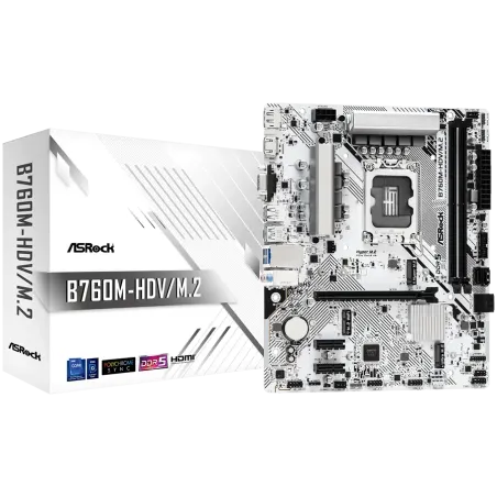 ASROCK B760M-HDV/M.2 mATX LGA1700 DDR5 - 1