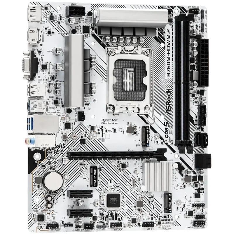 ASROCK B760M-HDV/M.2 mATX LGA1700 DDR5 - 1