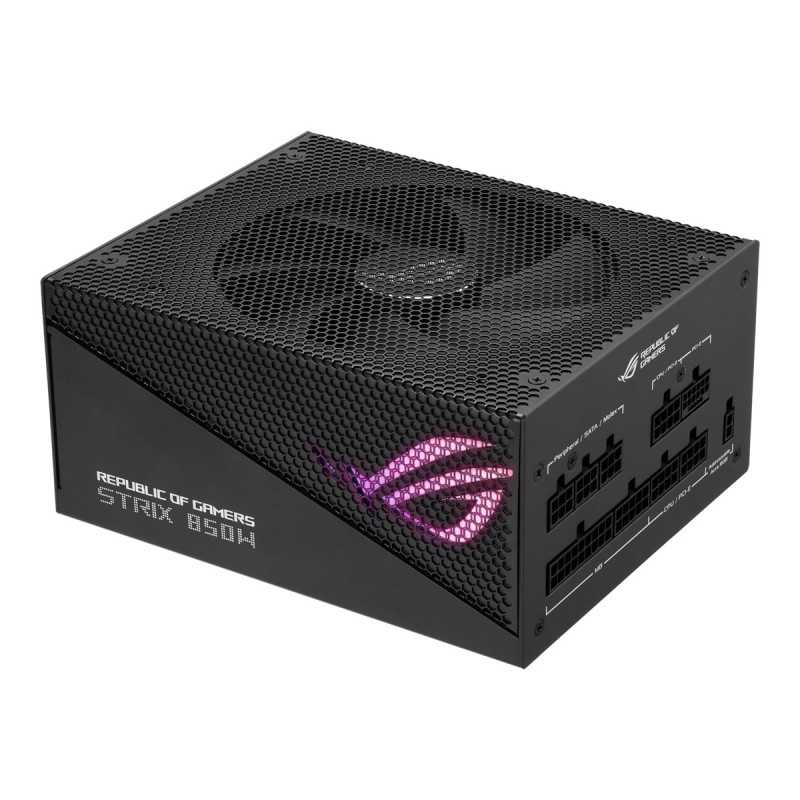 ASUS ROG Strix 850W Gold Aura Edition Fully Modular Power Supply 80+ Gold Certified ATX 3.0 Compatible PCIe Gen 5.0 - 1