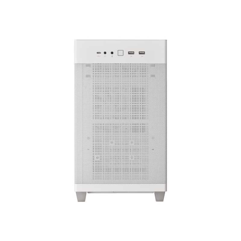 ASUS AP201 PRIME mATX CASE MESH TG WHITE - 1