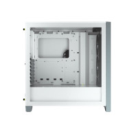 CORSAIR iCUE 4000X RGB Tempered Glass Mid-Tower White case - 7