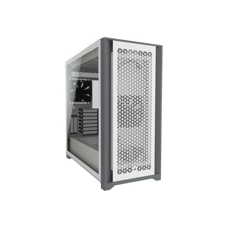 CORSAIR 5000D AIRFLOW Tempered Glass Mid-Tower ATX PC Case White - 1