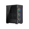 Computer кутия Corsair iCUE 220T RGB Airflow Mid-Tower, Black - 2