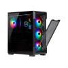 Computer кутия Corsair iCUE 220T RGB Airflow Mid-Tower, Black - 3