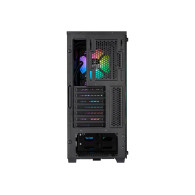 Computer кутия Corsair iCUE 220T RGB Airflow Mid-Tower, Black - 6
