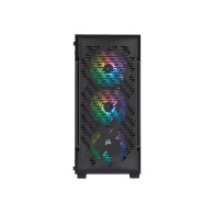 Computer кутия Corsair iCUE 220T RGB Airflow Mid-Tower, Black - 9