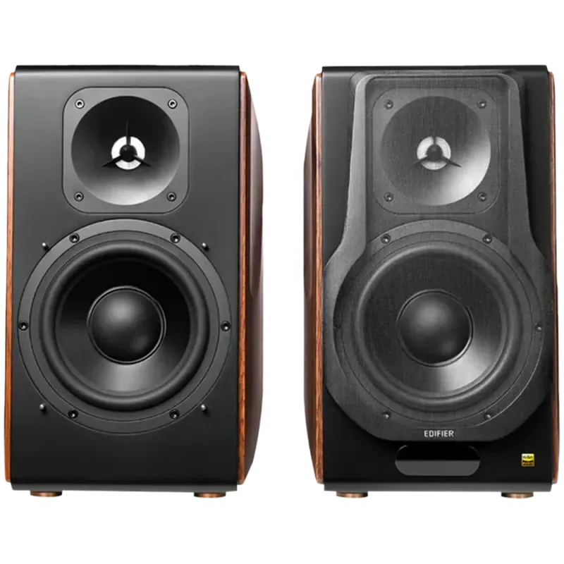 Edifier S3000MKII Active Bookshelf Speakers (2.0), Bluetooth V5.0, Balanced XLR, Optical, Coaxial, USB and Line inputs, Planar m