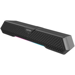 Edifier MG250 2.0 Desktop Soundbar, Bluetooth V5.3, USB-A soundcard input, 2-inch full-range drivers 5W (RMS) output, RGB light 