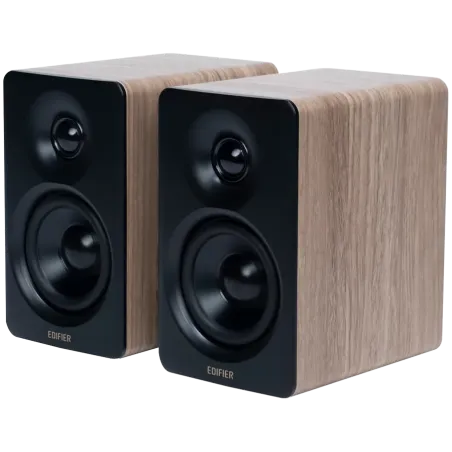 Edifier M60 Bookshelf Speakers, Bluetooth V5.3 (Hi-Res & Hi-Res Wireless), USB-C and 3.5 mm AUX inputs, 1-inch silk-dome tweeter