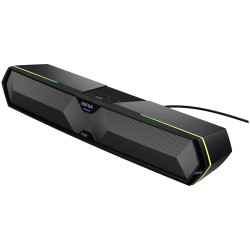 Edifier MG300 Soundbar, BT V5.3, USB, AUX, 2x 52mm Drivers, RGB Lighting, 5W (RMS), Black - 2