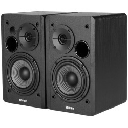 Edifier R1280DB 2.0 Bookshelf Speakers, BT V5.1, Optical, Coaxial, RCA, 0.5-inch Tweeters, 4-inch Drivers, 42W (RMS), Control Kn