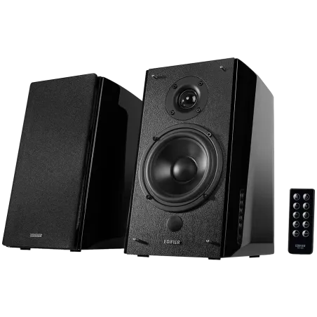 Edifier R2000DB 2.0 Bookshelf Speakers, Bluetooth, 3.5mm to RCA, Optical, 1-inch Tweeters, 5-inch Drivers, 120W (RMS), Control K