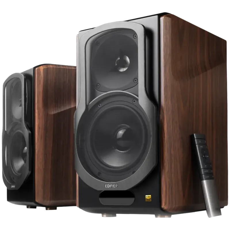 Edifier S2000MKIII Active Bookshelf Speakers, Bluetooth V5.0, Optical, Coaxial, Dual RCA Inputs, Planar diaphragm tweeters and a
